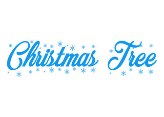 Christmas Tree, Christmas vector font
Vector font word on a white background