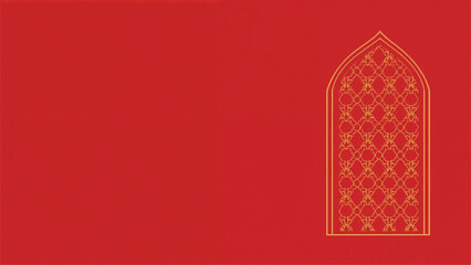 red and gold background