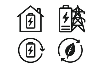 Energy management, power distribution, battery technology, and environmental sustainability concepts