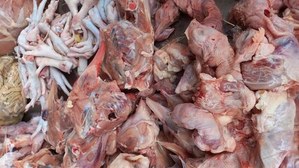 dried squid in the market
