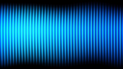 Abstract neon blue vertical light streaks background