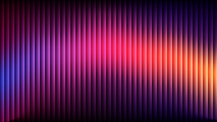 Vibrant vertical stripes with blurry colorful lights