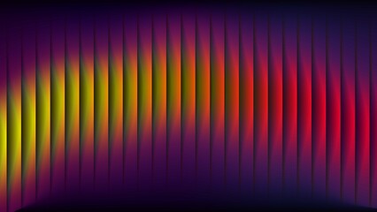 Abstract vertical stripes of vibrant colors transitioning through a gradient