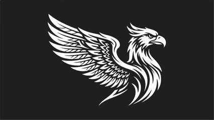 Majestic Griffin Soaring A Symbol of Power and Grace.