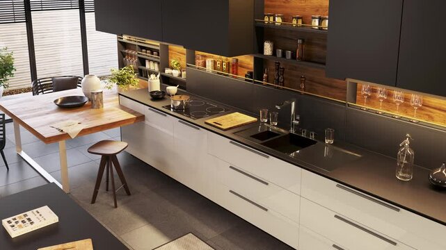 Modern kitchen interior design