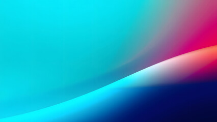 Abstract gradient wave with vibrant blue, pink, and orange hues