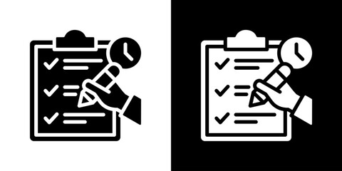 Plan Icon Vector Illustration. Flat Style Design Created For Creative Flexibility In Light And Dark Versions. 