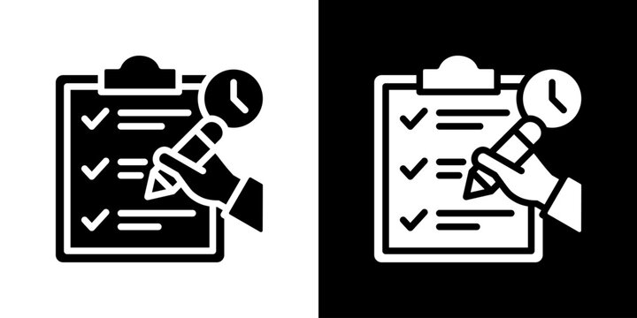 Plan Icon Vector Illustration. Flat Style Design Created For Creative Flexibility In Light And Dark Versions. 