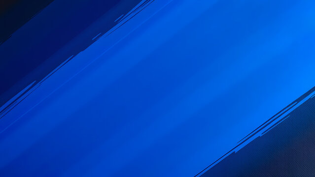 Abstract blue brush stroke background with diagonal lines and textured pattern