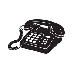 Black Ringing phone icon set. Telephone call sign. Smartphone ringing symbol on Transparent background. Vector illustration