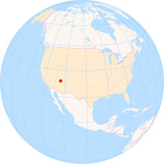 Location Map of Grand Canyon National Park Airport (Grand Canyon, Arizona, United States). IATA-code: GCN. No labels at all.