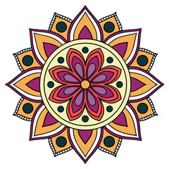 Luxury Circle Geometry Background Element 