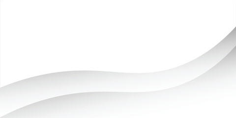 White Wave Background With Soft Gradients And Curved Shapes For Modern Design