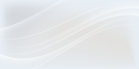 Silver abstract background with neon glowing lines. Sleek metallic surface with vibrant neon light trails creating a futuristic and dynamic effect. Ideal for technology, innovation, and digital design