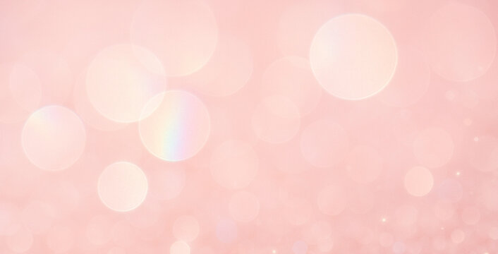 Iridescent prism light background with sparkling bokeh and soft pastel highlights