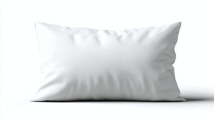 A plush, pristine pillow on a bright surface, offering a sense of comfort and relaxation