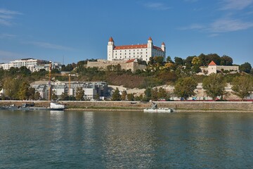 Castle building in Bratislava, Slovakia