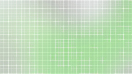 Soft Green and White Grid Background with Clean Minimalistic Design