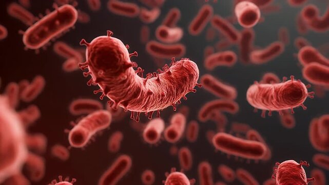 Microscopic World - Exploring the Realm of Bacteria and Microbes.