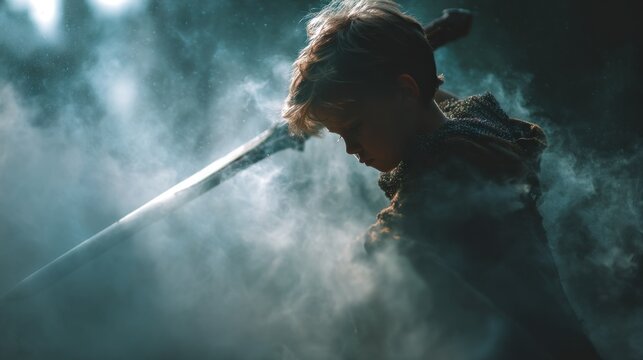 Person with blade
