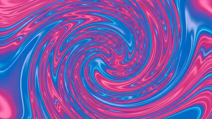 Colorful abstract fractal design with swirling blue water texture and dynamic light vortex motion pattern