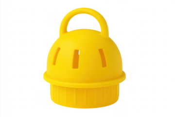 Yellow plastic mothball dispenser for odor and insect control