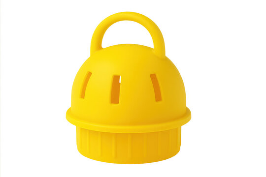 Yellow plastic mothball dispenser for odor and insect control