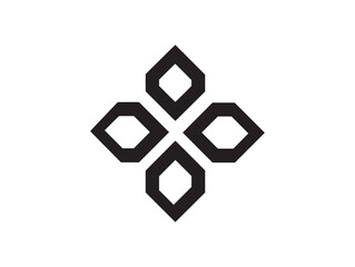 Creative black isolated outline icon 2D vector line art for web and print