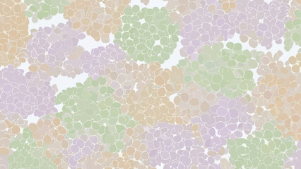 Abstract Pastel Floral Pattern A Soft Blend of Colors and Organic Shapes