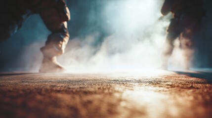 Running people action