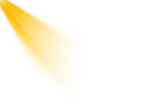 Golden Spotlight Beam