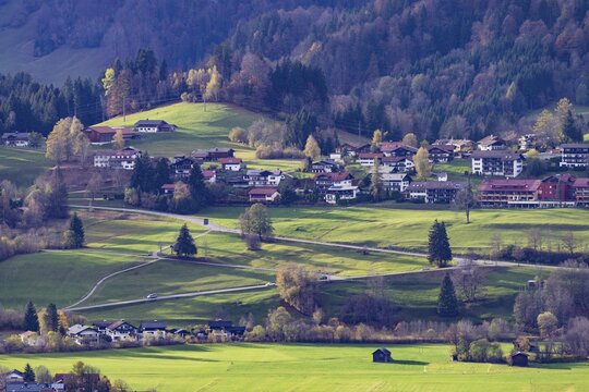 Oberstdorf in late autumn, Oberallg&auml;u, Bavaria, Germany