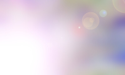 Gradient multicolored background with lens flare