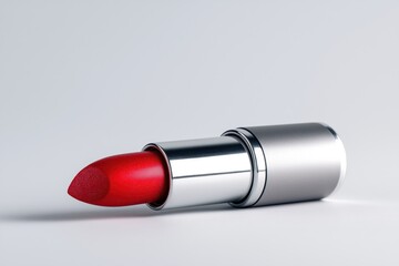 Bold red lipstick glamour for your modern beauty campaign, perfect for cosmetics advertising and stylish makeup tutorials with a touch of elegant sophistication