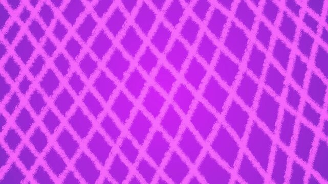 Diamond grid pink purple background stop motion animation