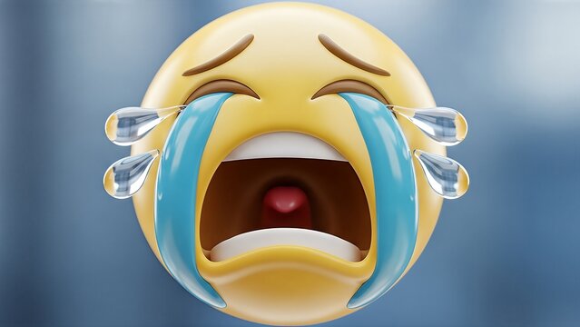 Emoji with heart eyes, expressing love and affection with a happy smile. - Powered by Adobe