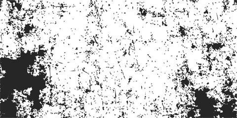 Abstract vector grunge texture background with black paint splatter and ink drops design