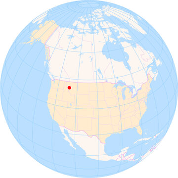 Location Map of Missoula Montana Airport&nbsp;(Was Missoula Int. Airport) (Missoula, Montana, United States). IATA-code: MSO. No labels at all.