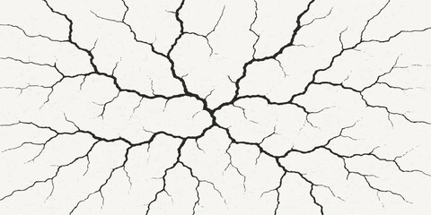 Old cracked bark texture on tree surface