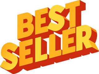 3d best seller promotion editable text effect  template colorful vector