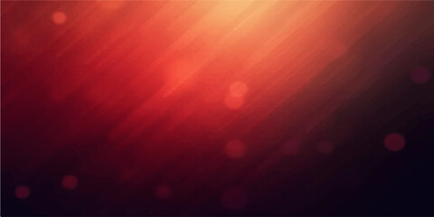 Fototapeta premium Abstract glowing red and orange colour texture with bokeh light flare design on a dark space background