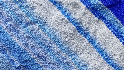 細かい粒子で構成されたカラフルな縞模様