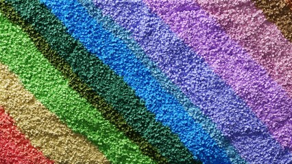 細かい粒子で構成されたカラフルな模様