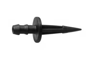 Drip irrigation emitter spike distributing water efficiently
