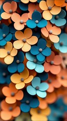 Close-up of a vibrant flower arrangement with various colors and soft lighting, creating a visually appealing and artistic composition.