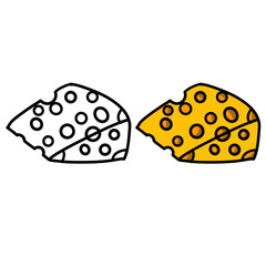 Cheese doodle pattern background. Cheese Seamless Pattern. Cheese background pattern