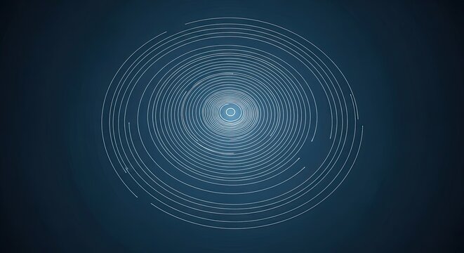 Dynamic futuristic lines rotating with soft blue glow, perfect for technology or corporate backgrounds, conveying innovation and forward motion in stylish design. - Powered by Adobe