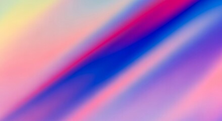 Obraz premium Vibrant Diagonal Gradient Abstract Background with Pink Blue and Yellow Hues.