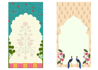 Indian Wedding Invitation set of Mehndi, Sangeet and wedding