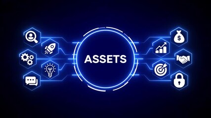 Futuristic neon hexagon network connection data flow abstract background glowing blue lines digital technology concept - Powered by Adobe